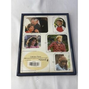 📷Vintage 1990s Intercraft Collage Frame 6 Openings 9" X 11" Made In USA